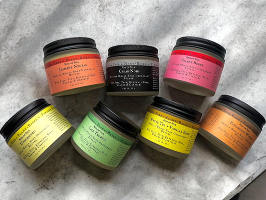 BUNDLES Aluminum + Baking Soda Free Full Body Deodorant Butter