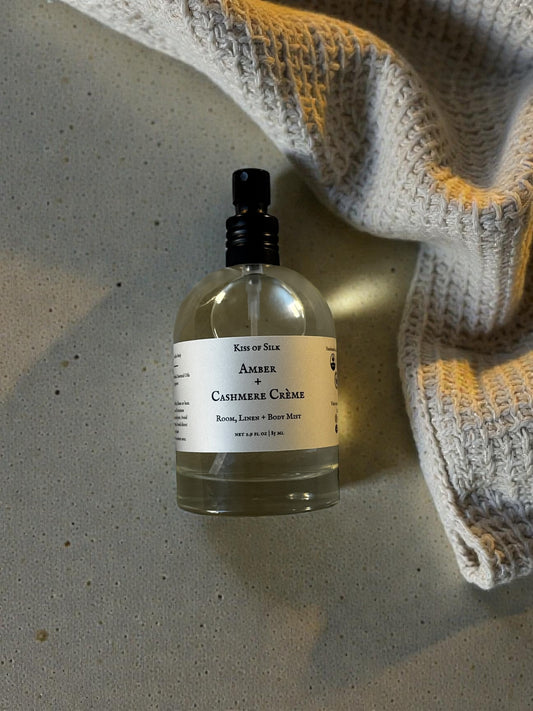 Amber + Cashmere Crème — Room, Linen + Body Mist (Winter '25)