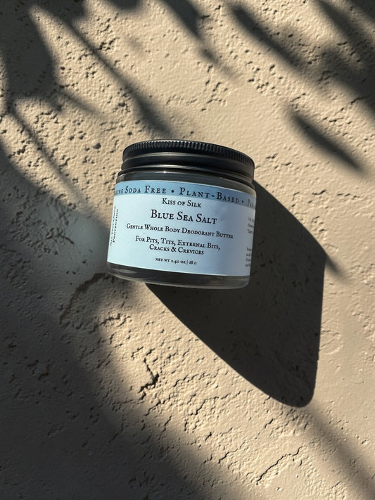 Blue Sea Salt — Aluminum + Baking Soda Free Full Body Deodorant Butter (Spring '26)