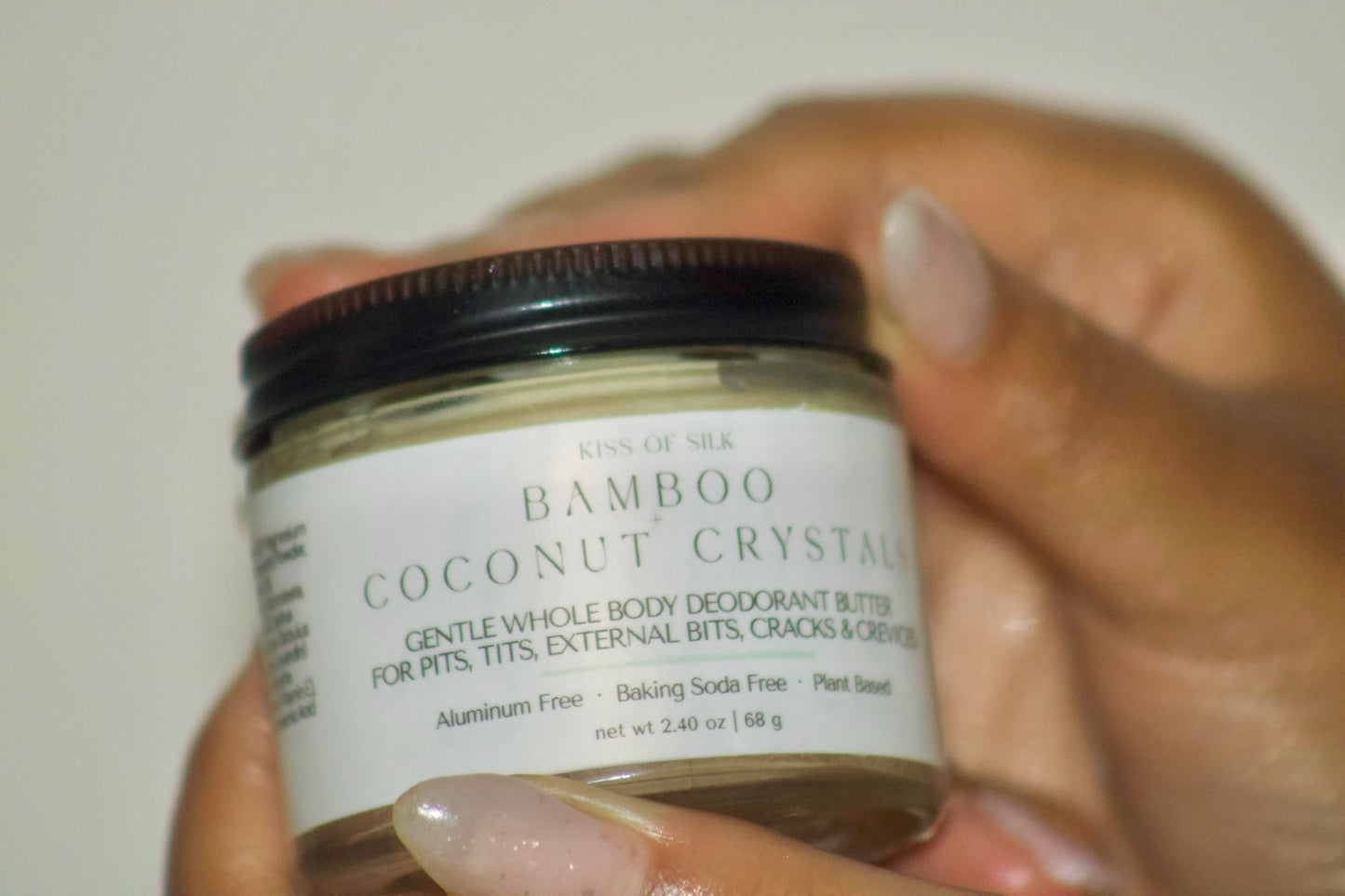 Bamboo + Coconut Crystals Whole Body Deodorant Butter