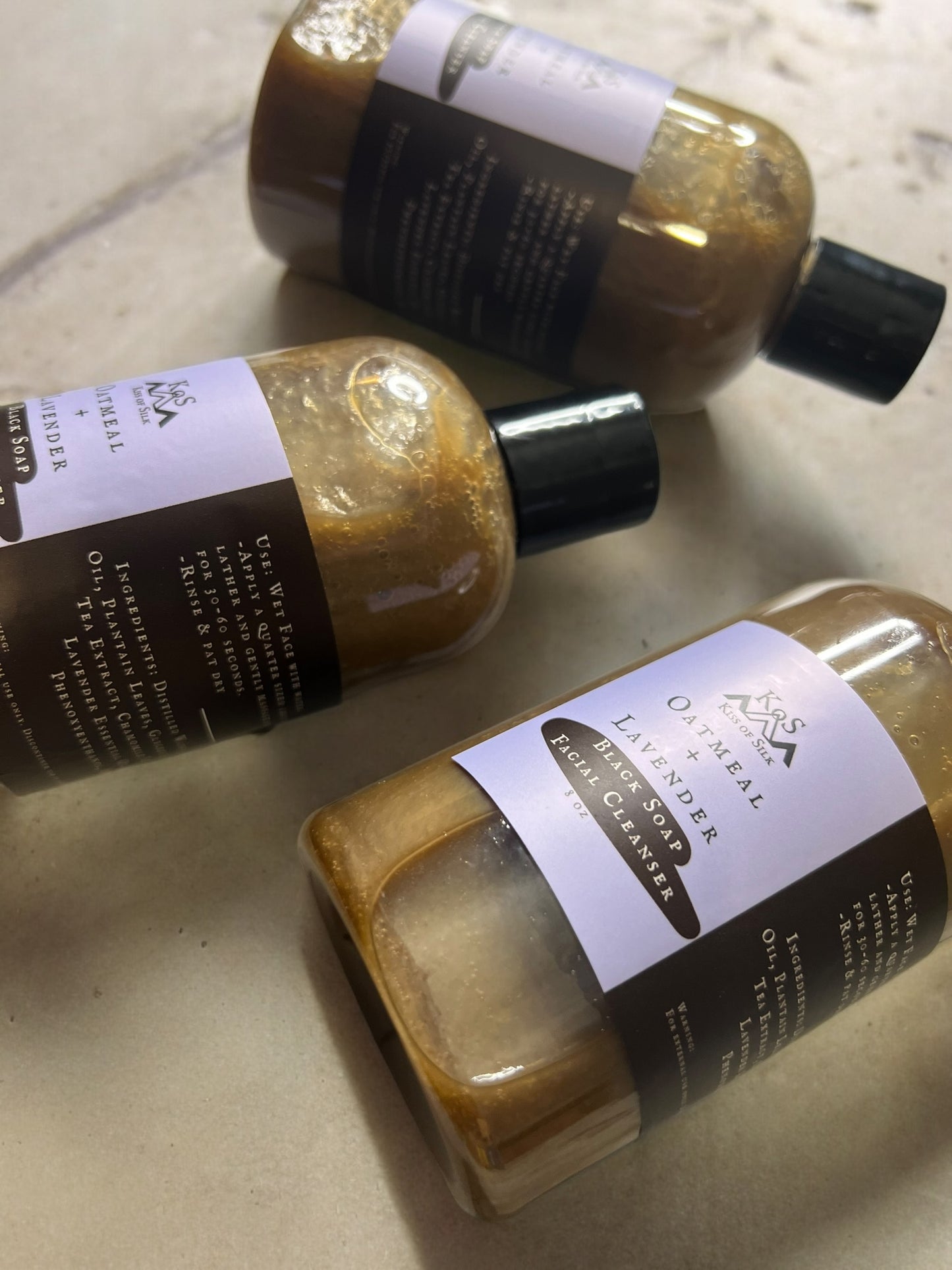 Liquid Black Soap Facial Cleansers