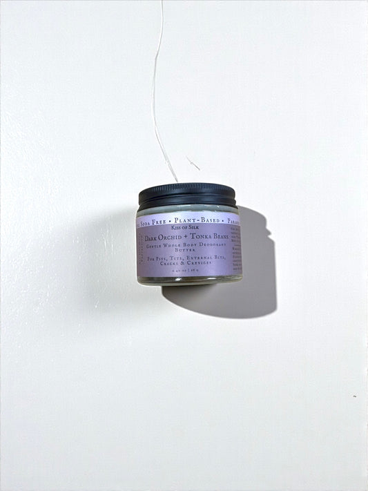 Dark Orchid + Tonka Beans Aluminum + Baking Soda Free Full Body Deodorant Butter (SEASONAL)