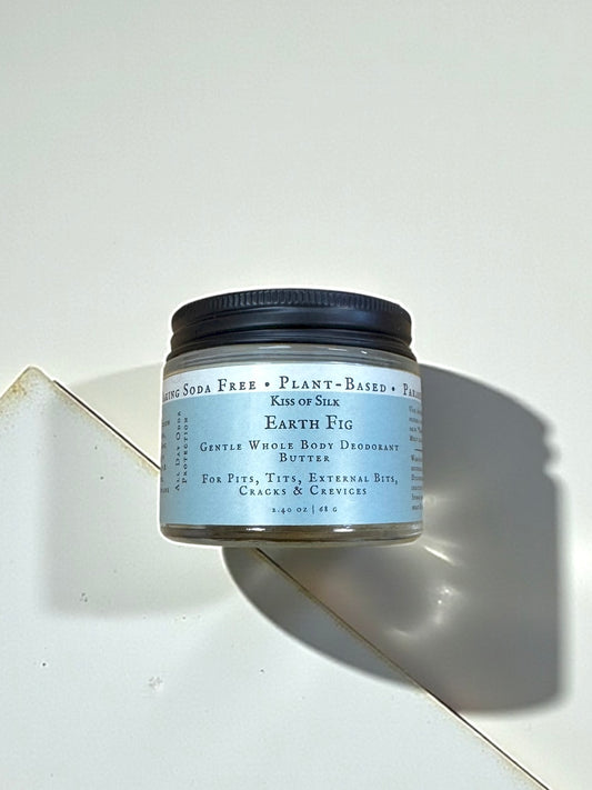 Earth Fig Aluminum + Baking Soda Free Full Body Deodorant Butter (SEASONAL)