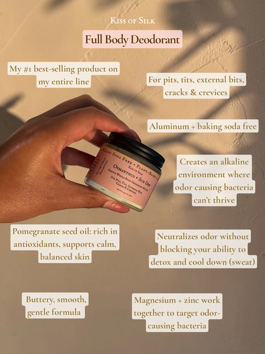 Osmanthus + Sun Dew — Aluminum + Baking Soda Free Full Body Deodorant Butter (Spring '26)
