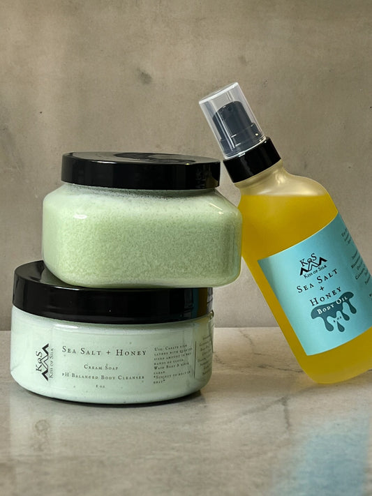 Sea Salt + Honey Body Set