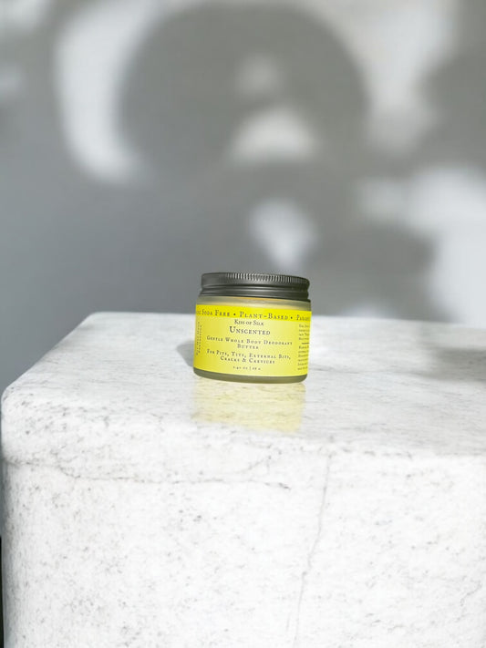 Unscented Aluminum + Baking Soda Free Full Body Deodorant Butter